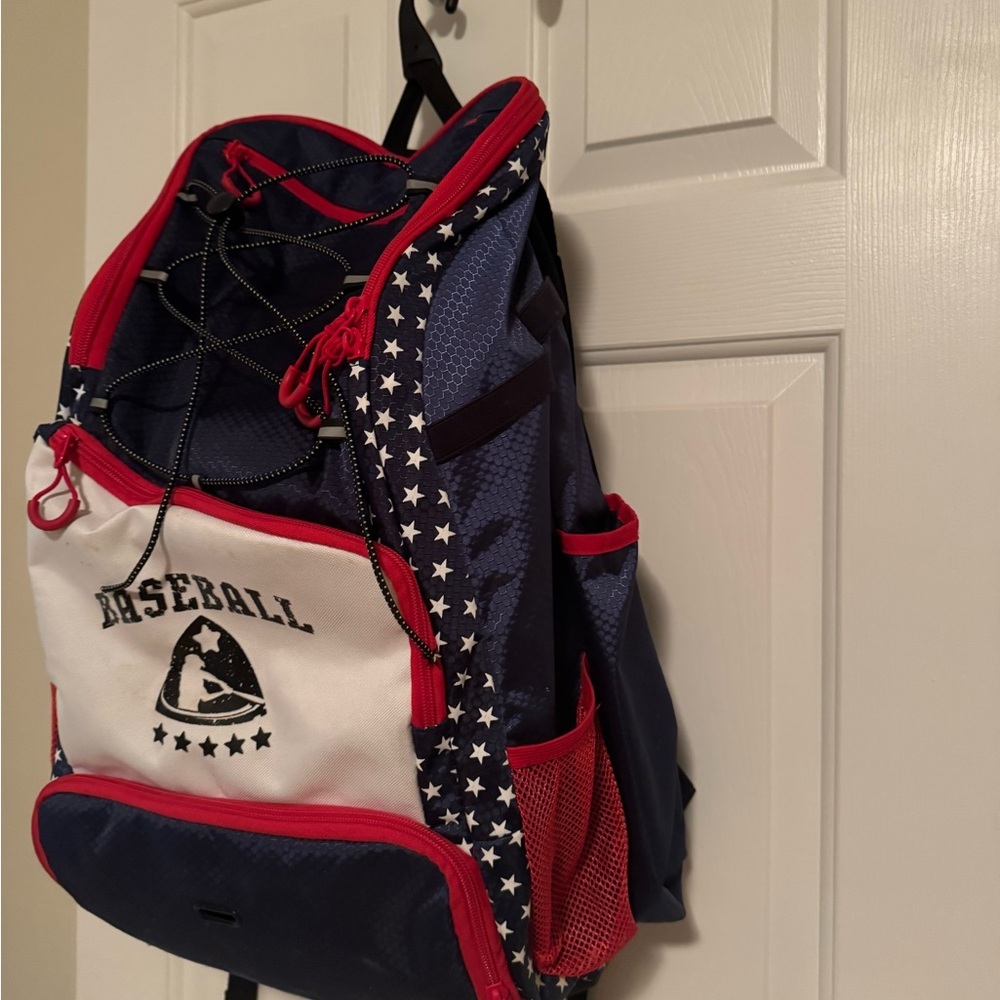 Boys USA Red,White, and Blue Baseball Bag - Picture 2 of 10
